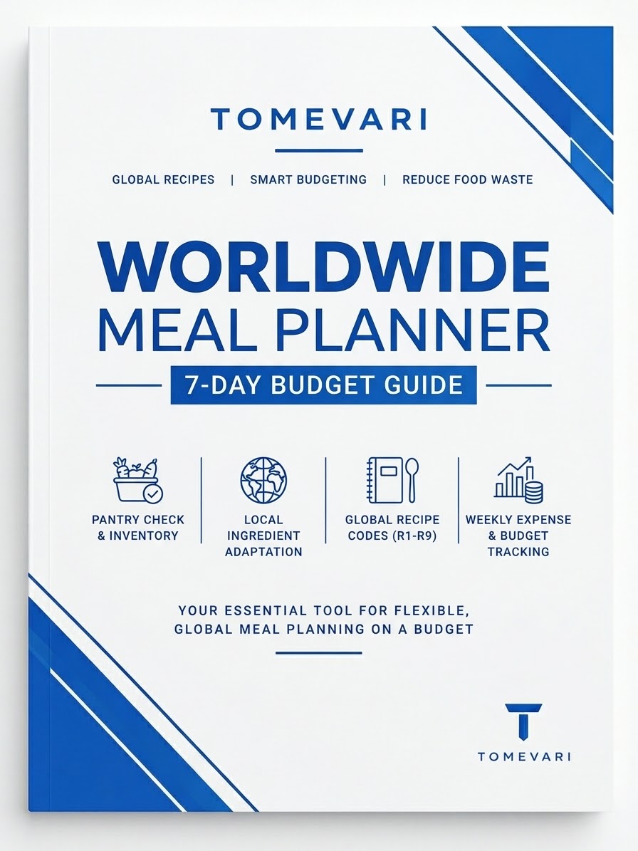 Cover of Worldwide 7-Day Budget Meal Planner